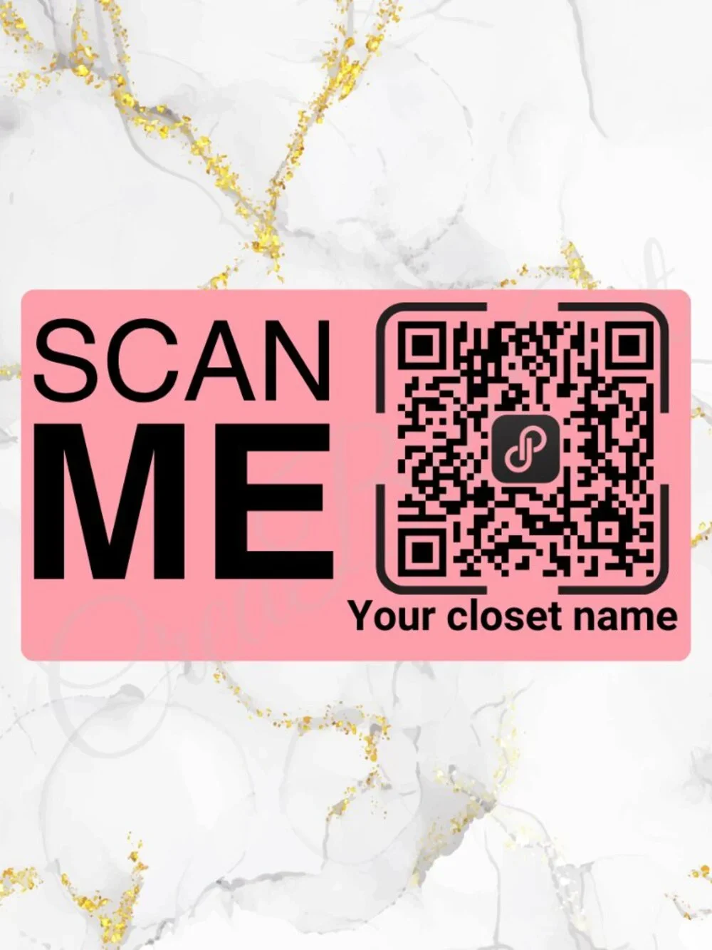100 Thank you Stickers for Packaging Customizable QR | Small Business Labels